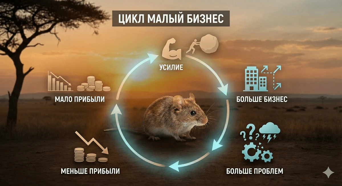 Порочный круг бизнес-мышонка